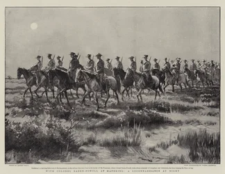 With Colonel Baden-Powell at Mafeking, a Reconnaissance at Night